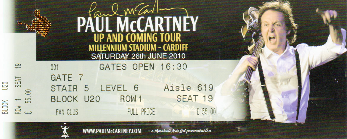 Paul McCartney Ticket